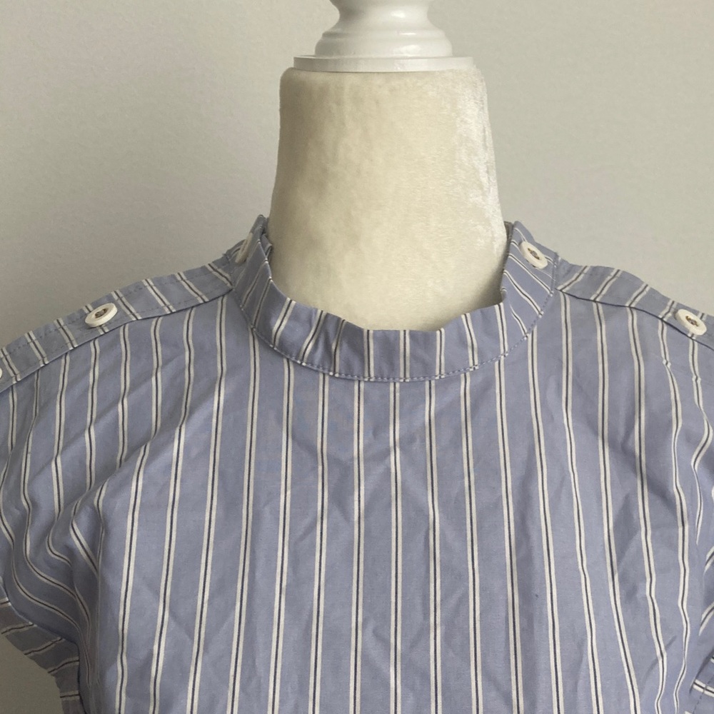 Anthropologie MAEVE Button-Sleeve Popover Top - Picture 10 of 13